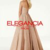 strapless prom dress