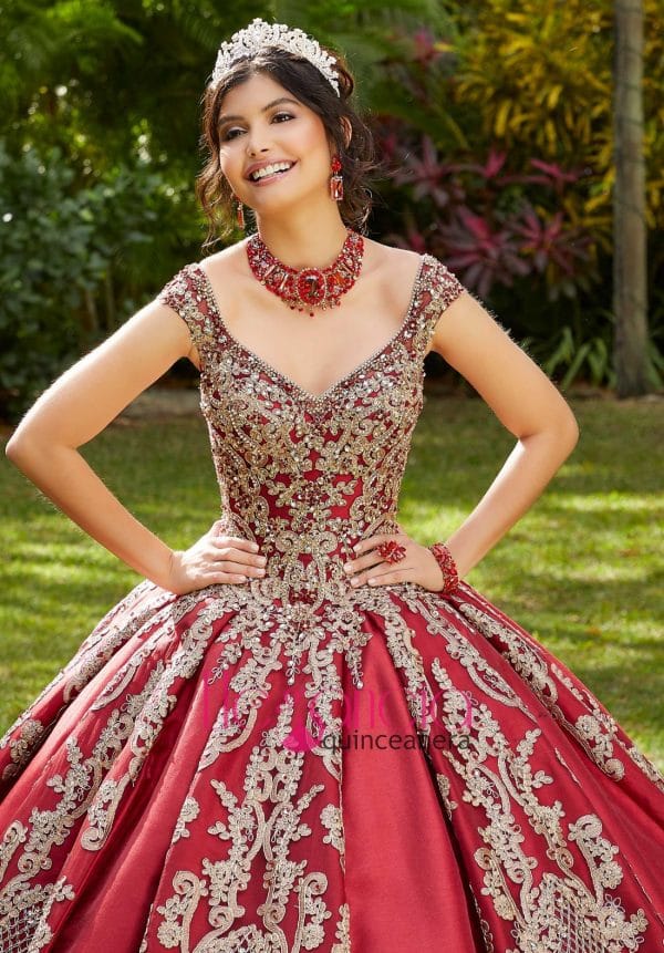 red quinceanera dresses