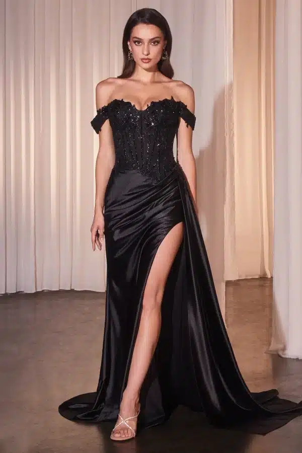 black prom dress