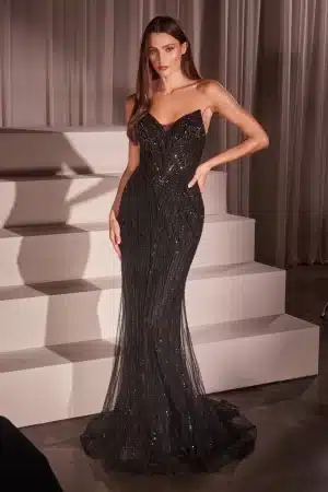 black prom dress