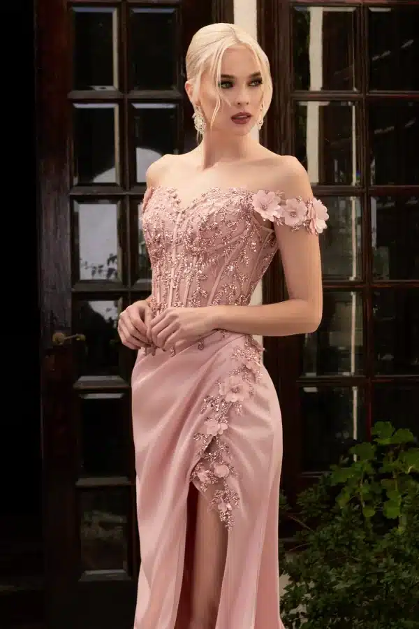 pink prom dress