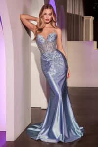 light blue prom dress