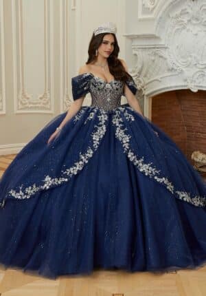 royal blue quinceanera dress