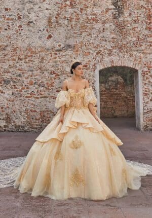Gold gown