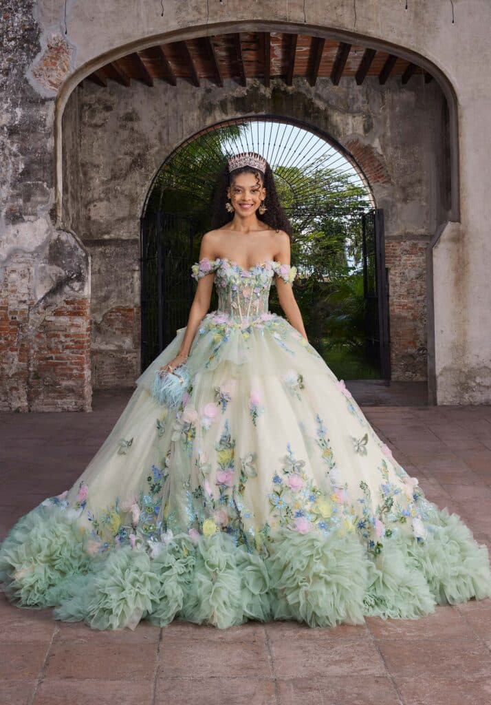 floral gown