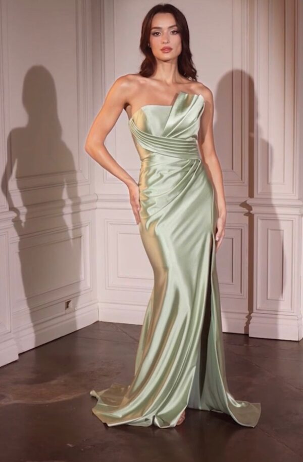 open lace back dress Rachel Allan 70861 main image 0